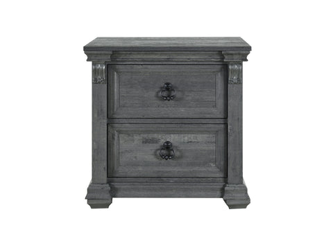 Alex Grey Non-Storage,Rowan/Tatum Grey Storage NIGHTSTAND