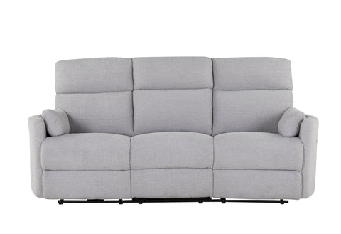 Clara Fluffy Grey POWER RECLINING SOFA