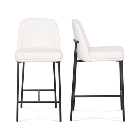 Beatrice Valois Performance Vegan Leather Counter Stool - Set of 2 - image 1