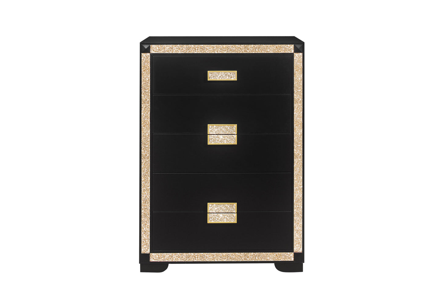 jordan black / gold chest