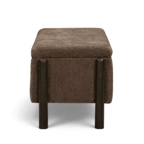 Alessia Arden 52" Nubby Fabric Storage Bench - image 6