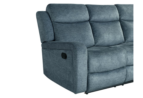 Dana Dark Grey RECLINING SOFA/CONSOLE RECLINING LOVESEAT
