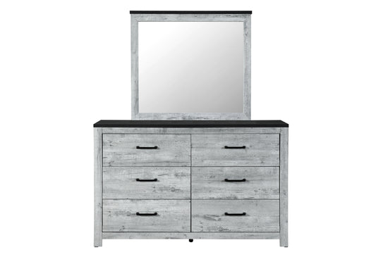 Amir Grey Wash/Charcoal DRESSER