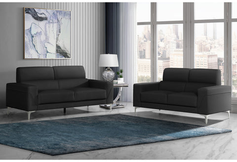 Ariel Black SOFA/LOVESEAT