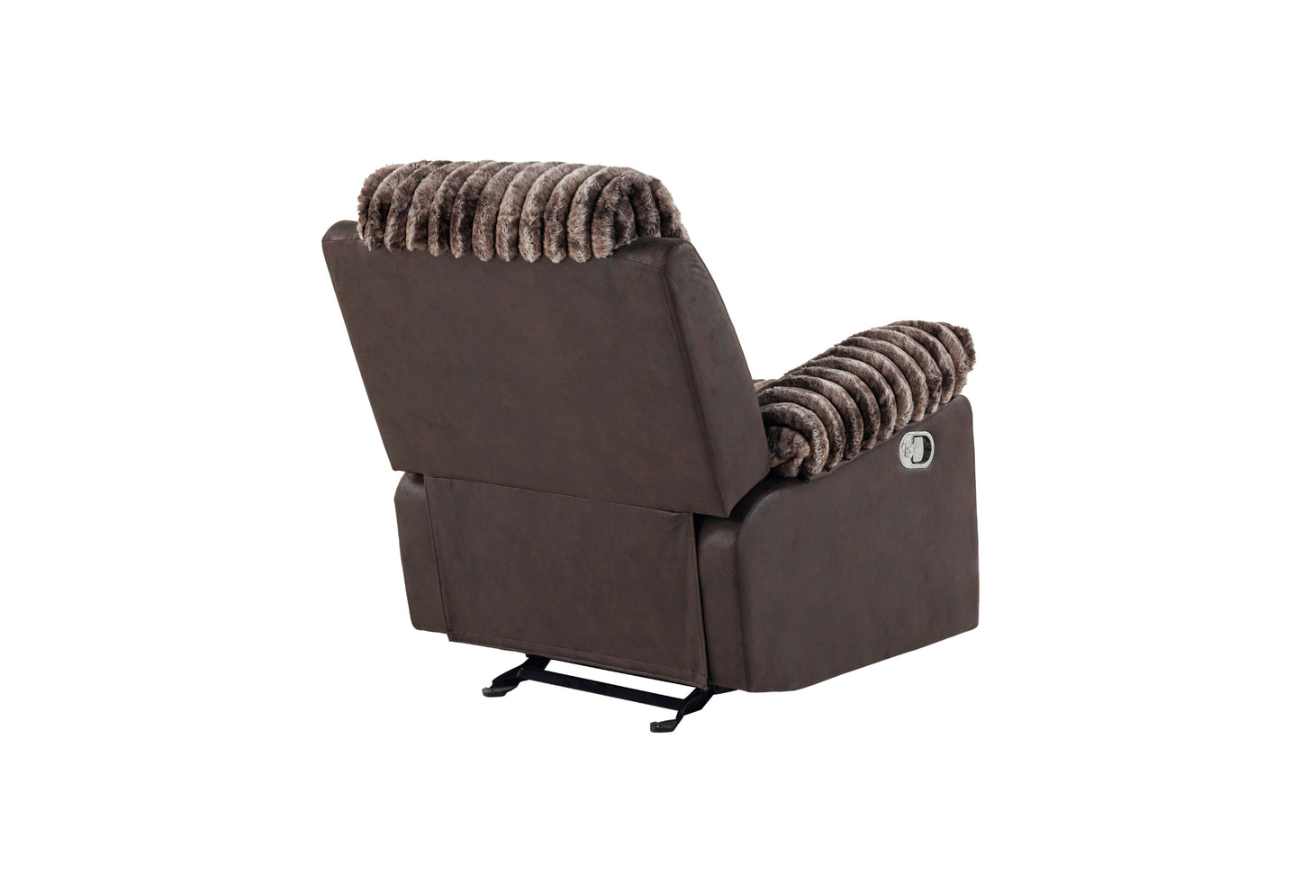 dakota brown glider recliner
