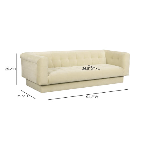 Genevieve Marais 94" Performance Velvet Sofa - image 7