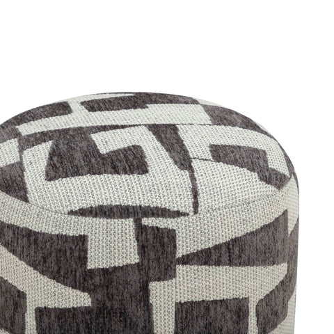 Celeste Capri Performance Jacquard Ottoman - image 3