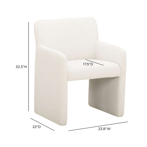 Juliette Como Performance Linen Chenille Dining Chair - image 7
