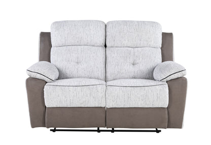 Dean Bryson Grey RECLINING LOVESEAT