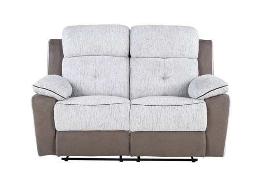 Dean Bryson Grey RECLINING LOVESEAT