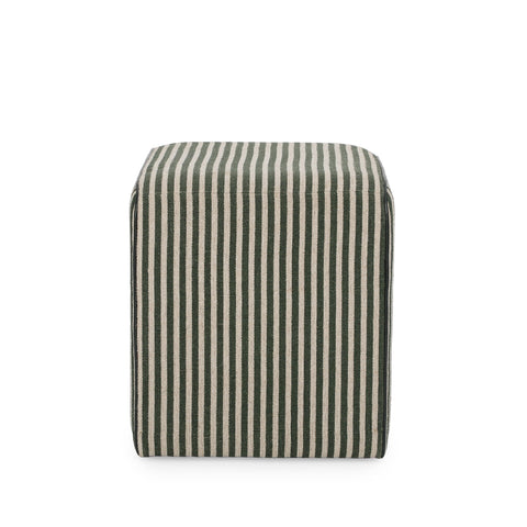 Giselle Castaigne Square Cotton Jute Ottoman - image 3