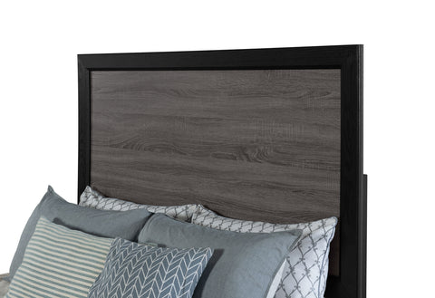 Anthony Grey/Black QUEEN BED GROUP