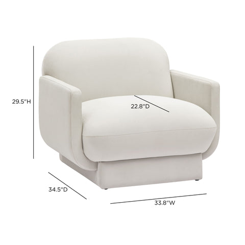 Delphine Beaumont Performance Velvet Accent Chair - image 6