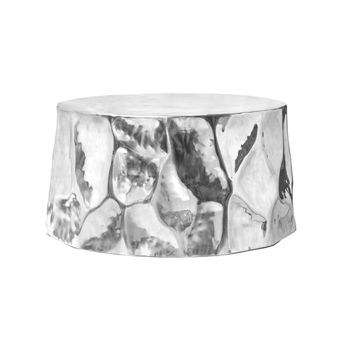Juliette Garda 34" Chrome Coffee Table - image 4