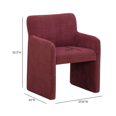 Juliette Como Performance Linen Chenille Dining Chair - image 7