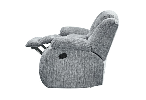Ashton Grey CONSOLE RECLINING LOVESEAT