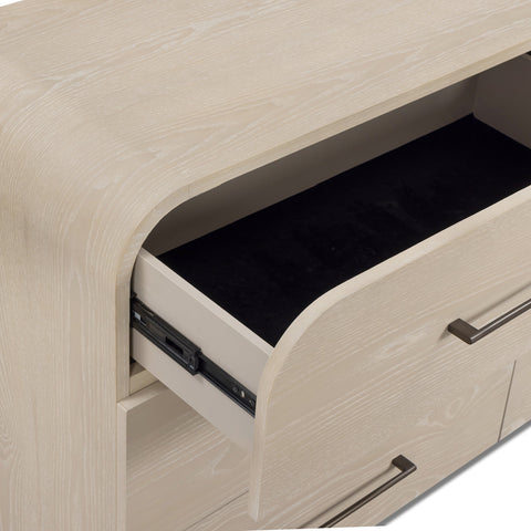 Estelle Navarre 62" Ash 6-Drawer Dresser - image 4