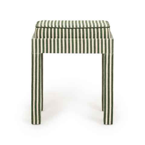 Noemie Marlowe Cotton Jute Contract-Grade Accent Stool - image 3