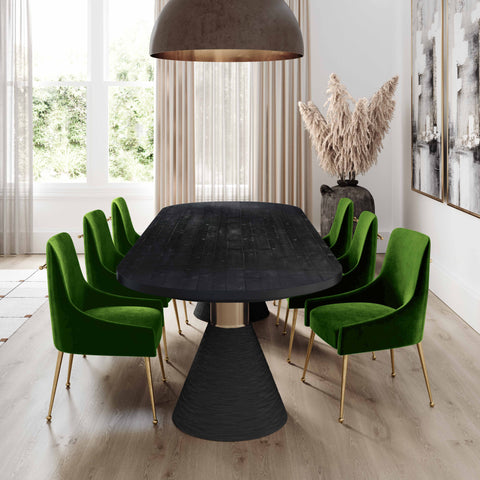 Solene Beaumont Performance Velvet Dining Chair - image 2