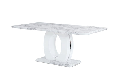 Jordyn White DINING TABLE + 4 DC