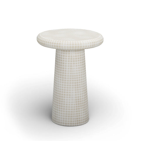 Sabine Orleans Tiled Pattern Indoor/Outdoor Side Table - image 3