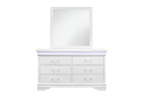 James White Youth TWIN BED, DRESSER, MIRROR AND NIGHTSTAND
