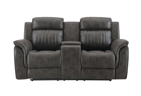 Connor Grey RECLINING SOFA/CONSOLE RECLINING LOVESEAT