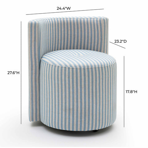 Alessia Bellamy Rolling Desk Chair - image 6