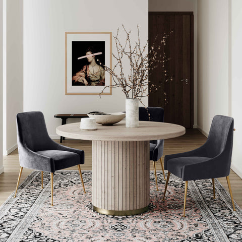 Solene Beaumont Performance Velvet Dining Chair - image 2