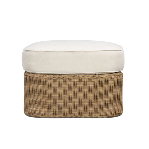 Beatrice Beaumont Boucle Outdoor Ottoman - image 3