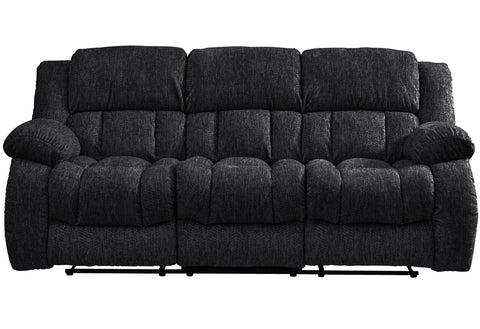 Ashton Ebony RECLINING SOFA/CONSOLE RECLINING LOVESEAT