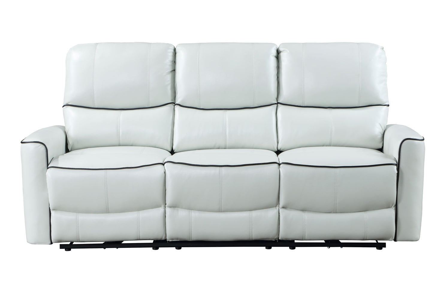 avery light grey power reclining sofa