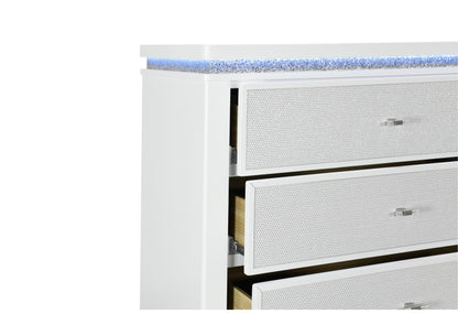 Riley White DRESSER WITH LED