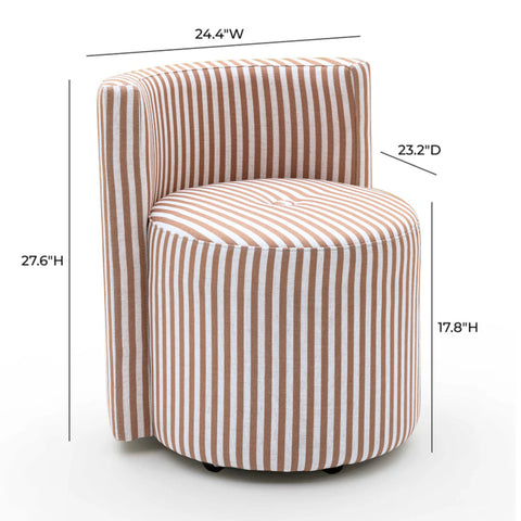 Alessia Bellamy Rolling Desk Chair - image 5