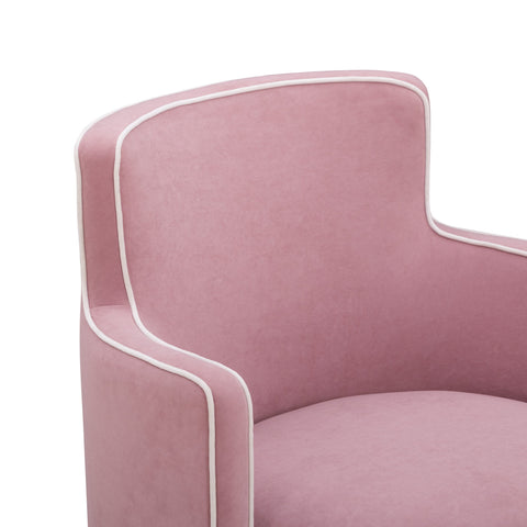 Leonie Ravenna Tasseled Velvet Swivel Accent Chair - image 6