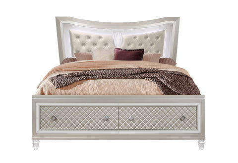 Amelia KING BED WITH LED