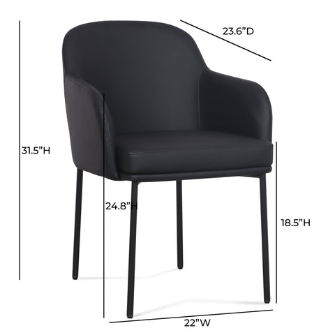 Beatrice Valois Performance Vegan Leather Armchair - Set of 2 - image 6