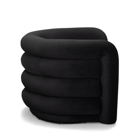 Noemie Como Performance Velvet Swivel Accent Chair - image 4