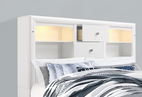 Bianca White QUEEN BED GROUP