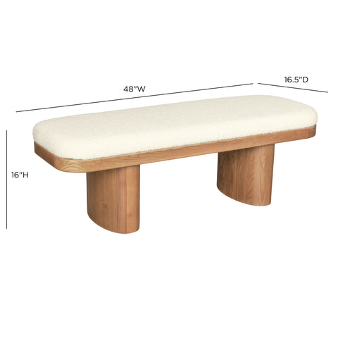 Rosalie Provence Upholstered Bench (48"-57") - image 6