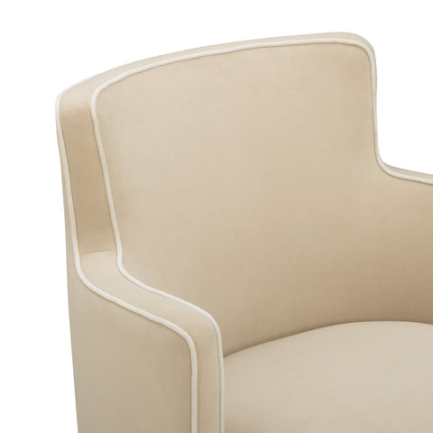 Leonie Ravenna Tasseled Velvet Swivel Accent Chair - image 6