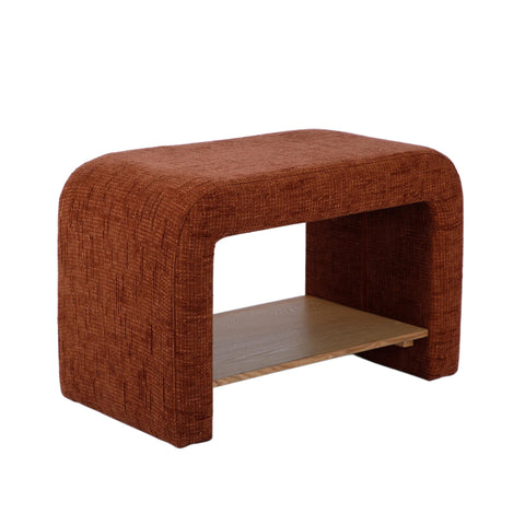 Vivienne Arden Railroad Chenille Storage Side Table - image 2