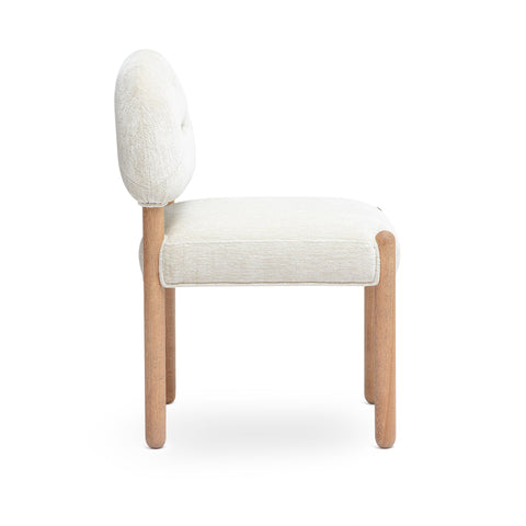 Celeste Castaigne Thick Performance Chenille Arched Back Dining Chair - image 4