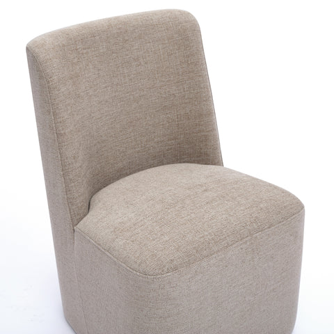 Amelie Orleans Performance Fabric Rolling Dining Chair - image 3