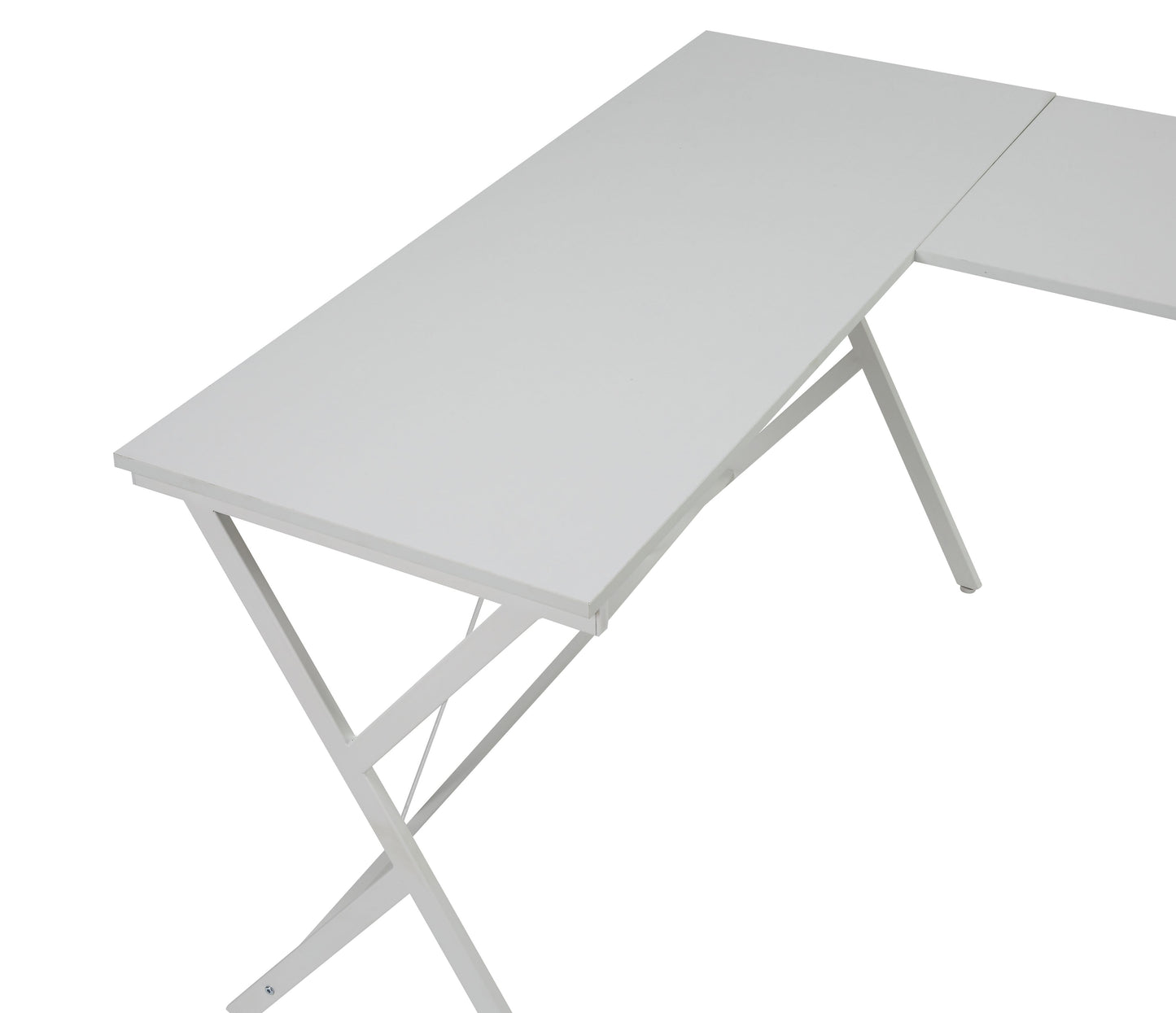 zander computer desk, white finish