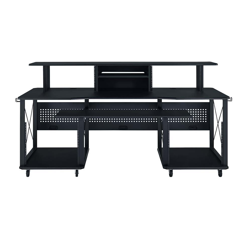 zoma music desk, black finish