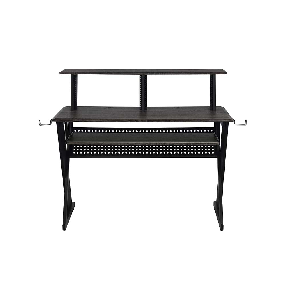 zooey music desk, black finish