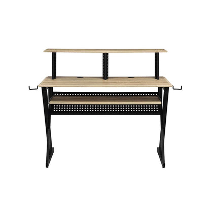 Zooey Music Desk, Natural & Black Finish