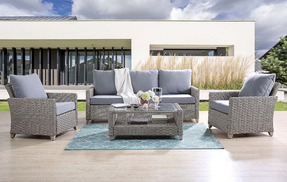 4pc pack patio sofa set